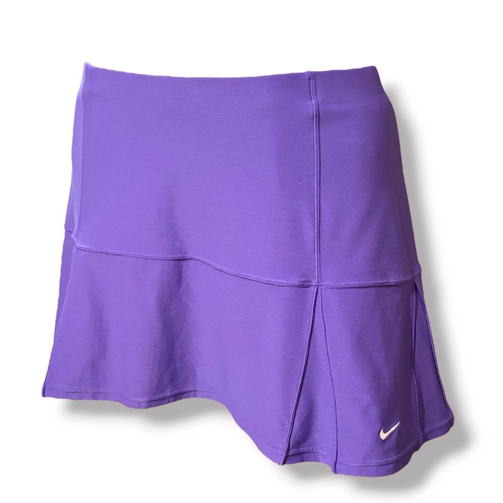 NIKE DRI-FIT Purple Pleated Tennis Golf Skort Size Large